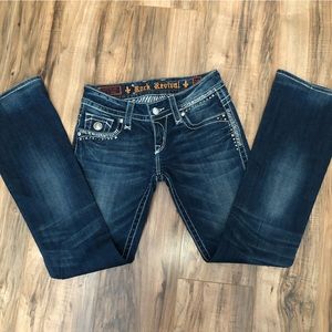 Rock Revival bootcut jeans Women’s Size 28 Mint Condition Low Rise